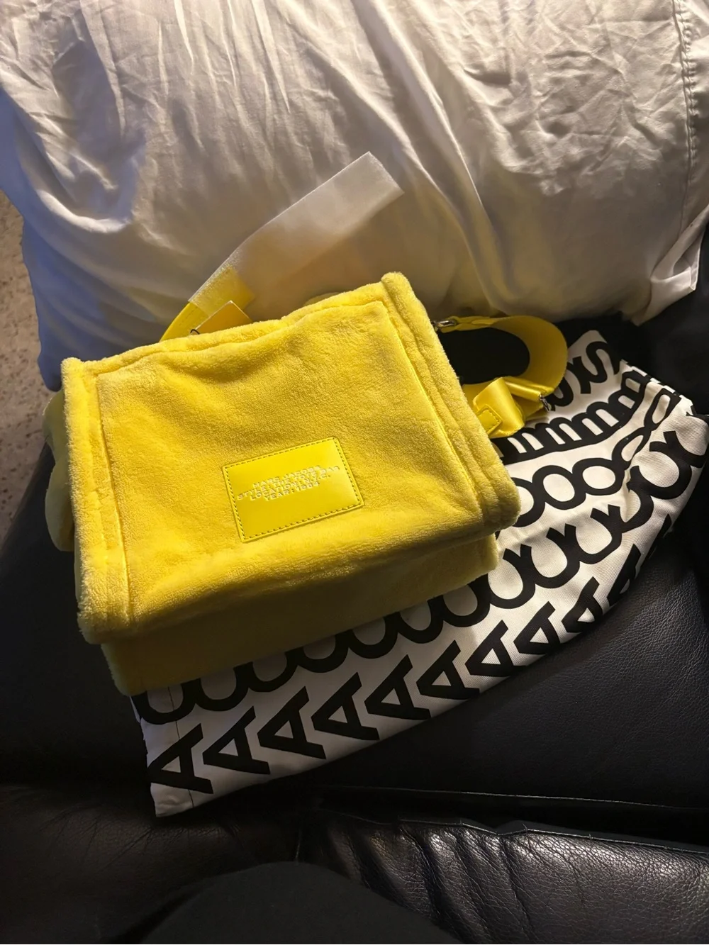 NWT Marc Jacob’s the terry small tote bag yellow